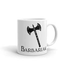 Load image into Gallery viewer, Barbarian D&D Mug Workout Apparel Funny Merchandise