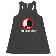 Load image into Gallery viewer, Women's Shh It's Leg Day Tank Workout Apparel Funny Merchandise