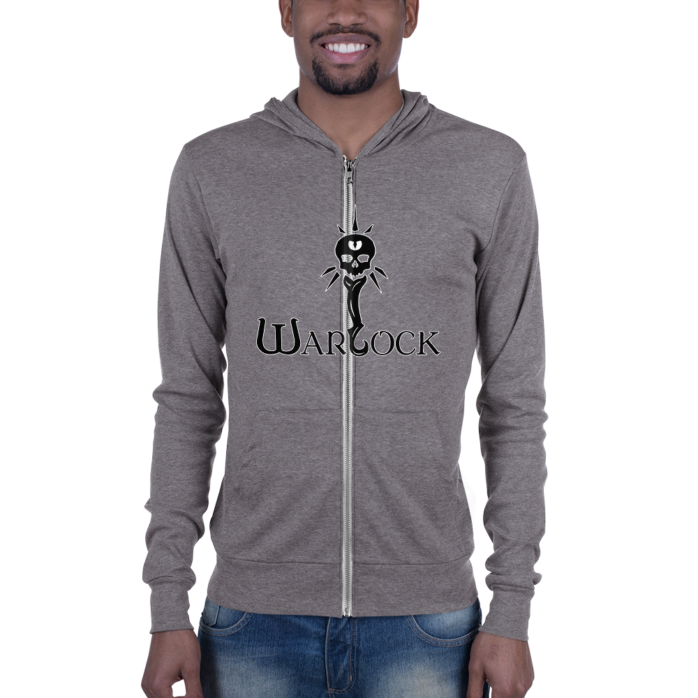 Warlock D D Zip Up Hoodie