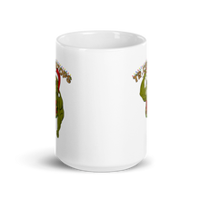 Load image into Gallery viewer, Triceratops Christmas Mug Workout Apparel Funny Merchandise