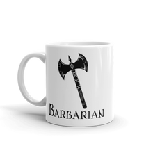 Load image into Gallery viewer, Barbarian D&D Mug Workout Apparel Funny Merchandise