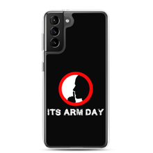 Load image into Gallery viewer, Shh It's Arm Day Samsung Case Workout Apparel Funny Merchandise