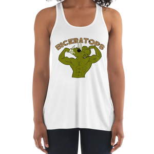 Women's Biceratops Tank Workout Apparel Funny Merchandise