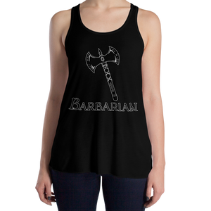 Women's Barbarian D&D Tank Workout Apparel Funny Merchandise