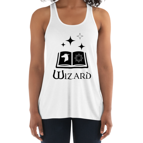 Women's Wizard D&D Tank Workout Apparel Funny Merchandise