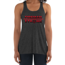 Load image into Gallery viewer, Women&#39;s Fireman Strong Tank Workout Apparel Funny Merchandise