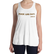 Load image into Gallery viewer, Women&#39;s Fuck Leg Day Tank Workout Apparel Funny Merchandise