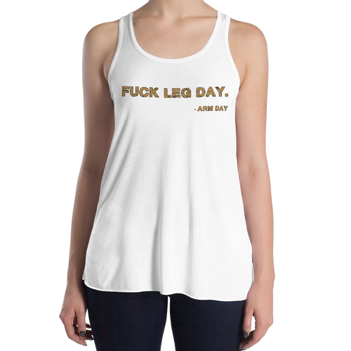 Women's Fuck Leg Day Tank Workout Apparel Funny Merchandise
