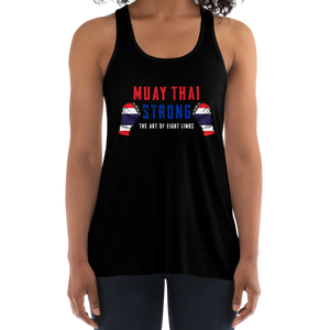 Women's Muay Thai Strong Tank Workout Apparel Funny Merchandise