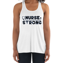 Load image into Gallery viewer, Women&#39;s Nurse Strong Tank Workout Apparel Funny Merchandise