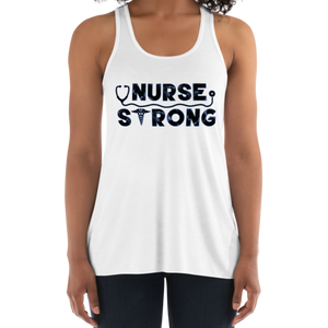 Women's Nurse Strong Tank Workout Apparel Funny Merchandise