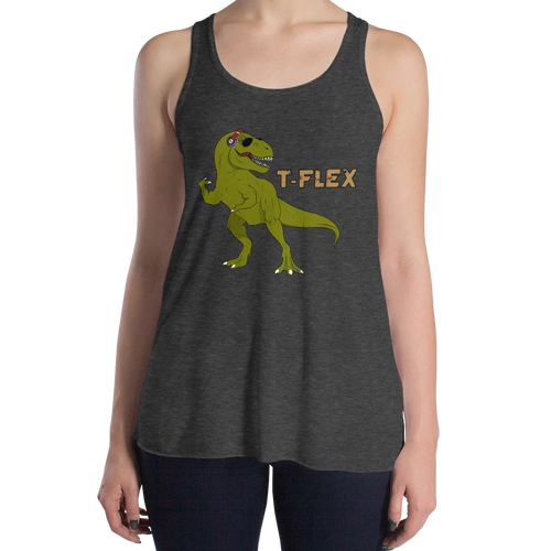 Women's T-Flex Tank Workout Apparel Funny Merchandise