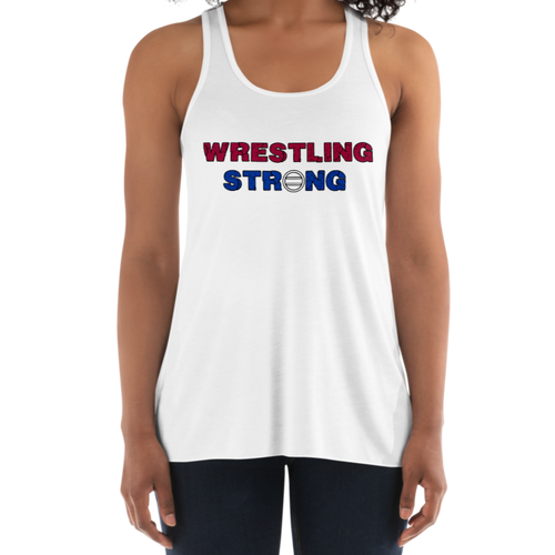 Women's Wrestling Strong Tank Workout Apparel Funny Merchandise