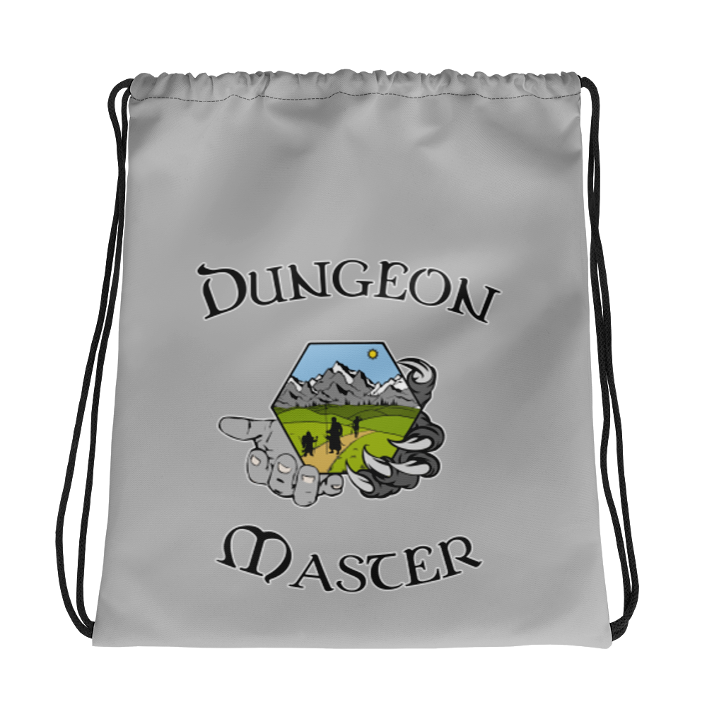 Dungeon Master D&D Drawstring Bag Workout Apparel Funny Merchandise