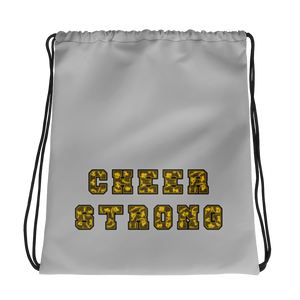 Cheer Strong Drawstring bag Workout Apparel Funny Merchandise