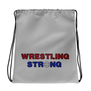 Wrestling Strong Drawstring bag Workout Apparel Funny Merchandise