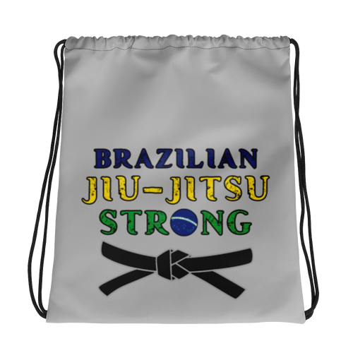 BJJ Strong Drawstring Bag Workout Apparel Funny Merchandise