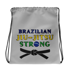 BJJ Strong Drawstring Bag Workout Apparel Funny Merchandise