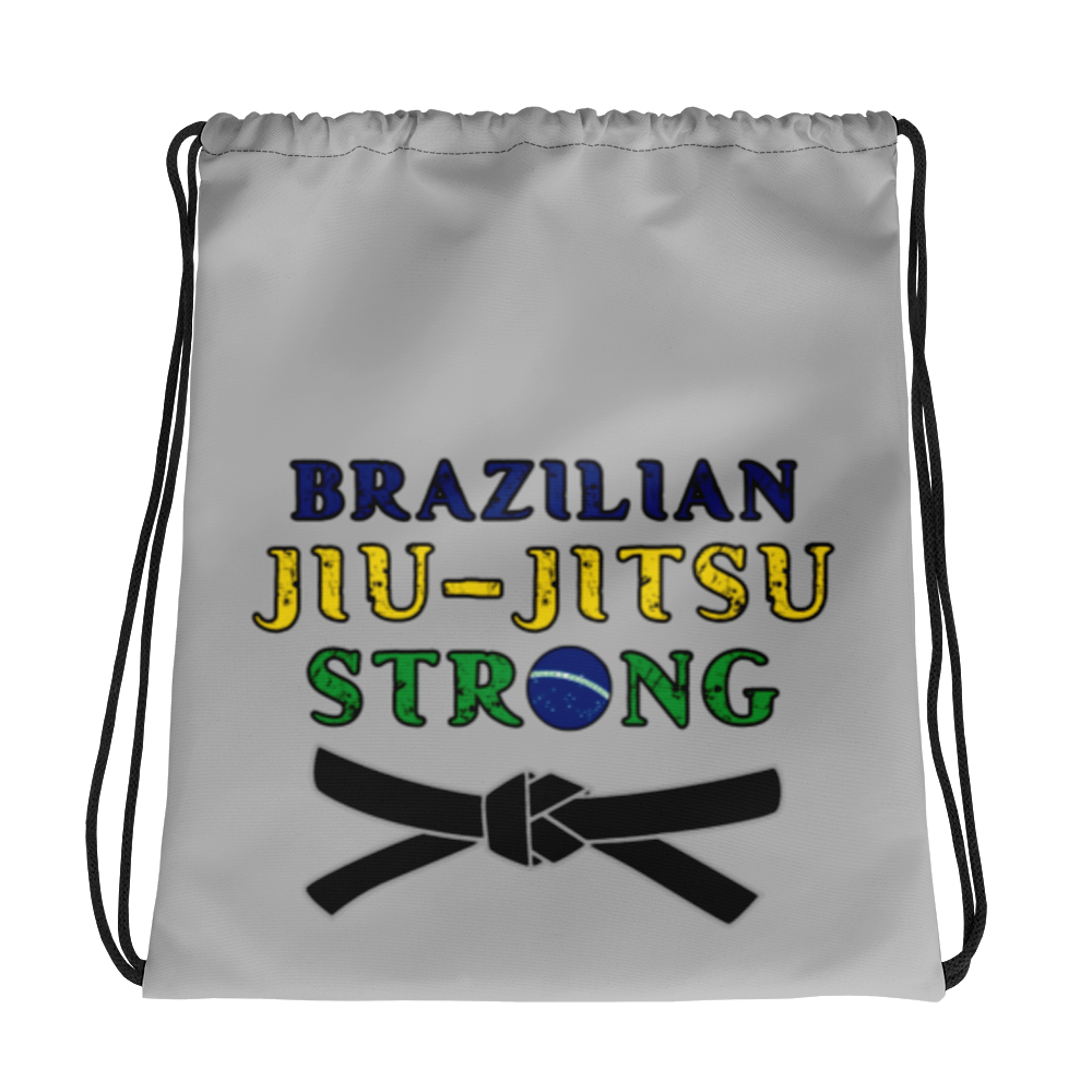 BJJ Strong Drawstring Bag Workout Apparel Funny Merchandise