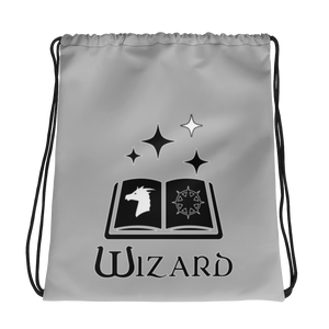 Wizard D&D Drawstring bag Workout Apparel Funny Merchandise