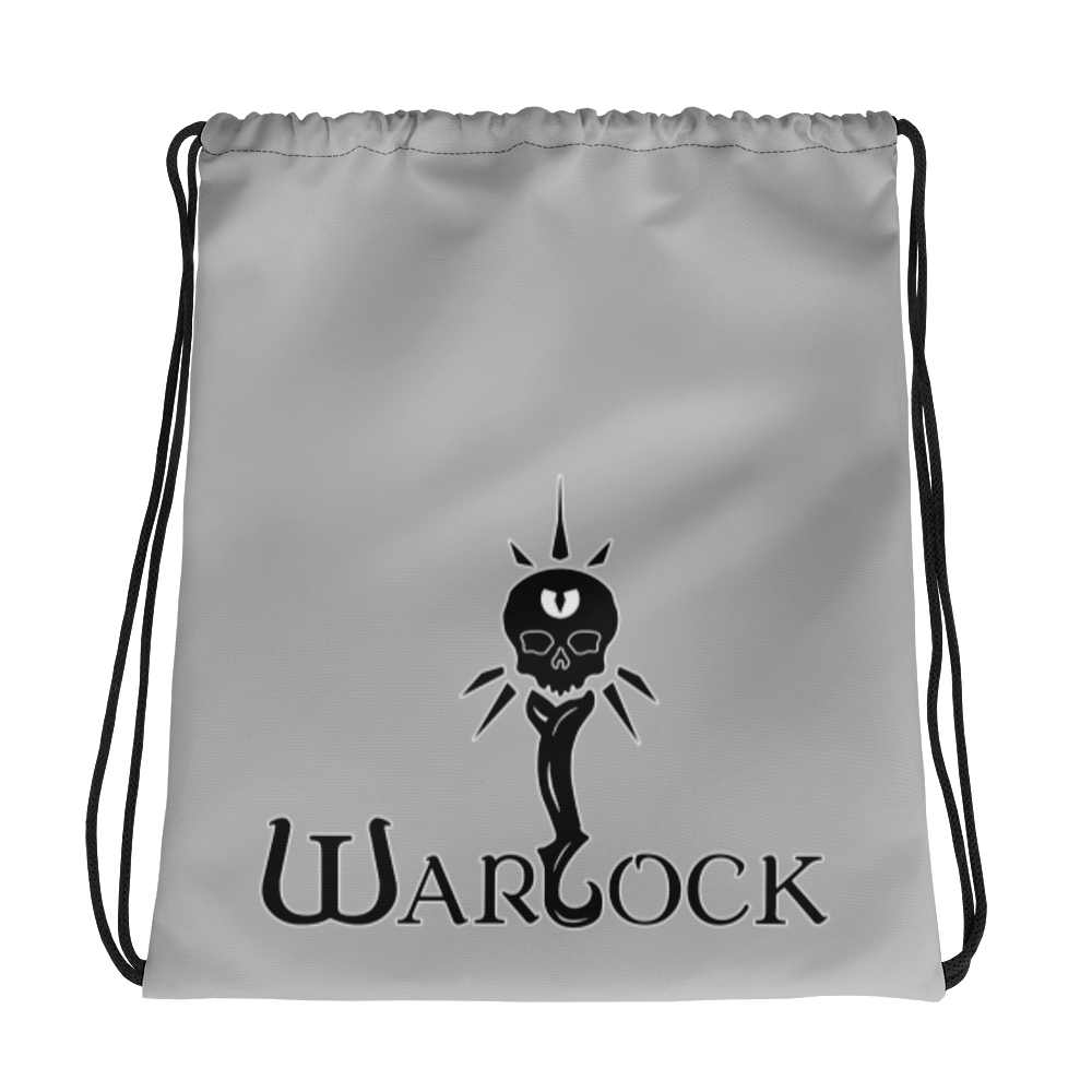 Warlock D&D Drawstring bag Workout Apparel Funny Merchandise