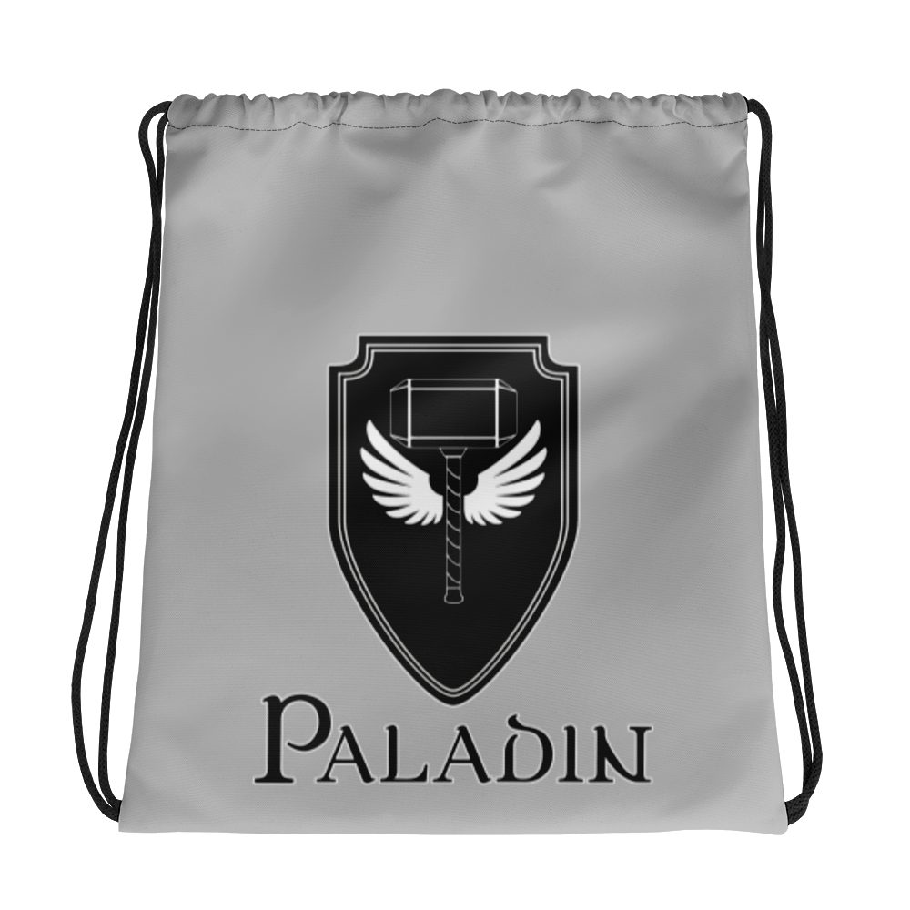 Paladin D&D Drawstring bag Workout Apparel Funny Merchandise