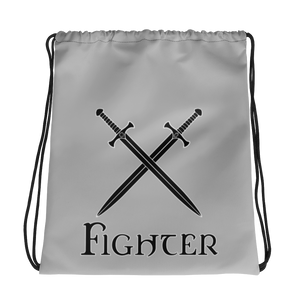 Fighter D&D Drawstring bag Workout Apparel Funny Merchandise