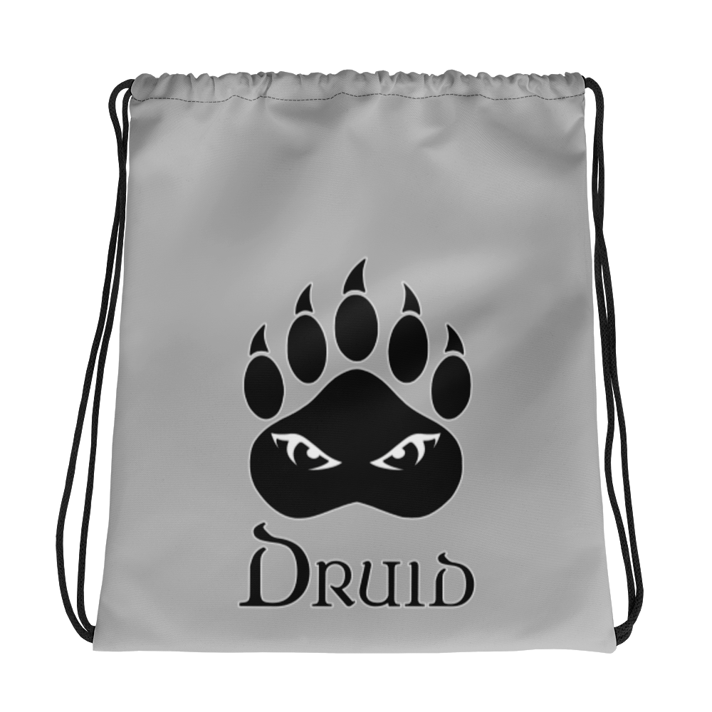 Druid D&D Drawstring bag Workout Apparel Funny Merchandise