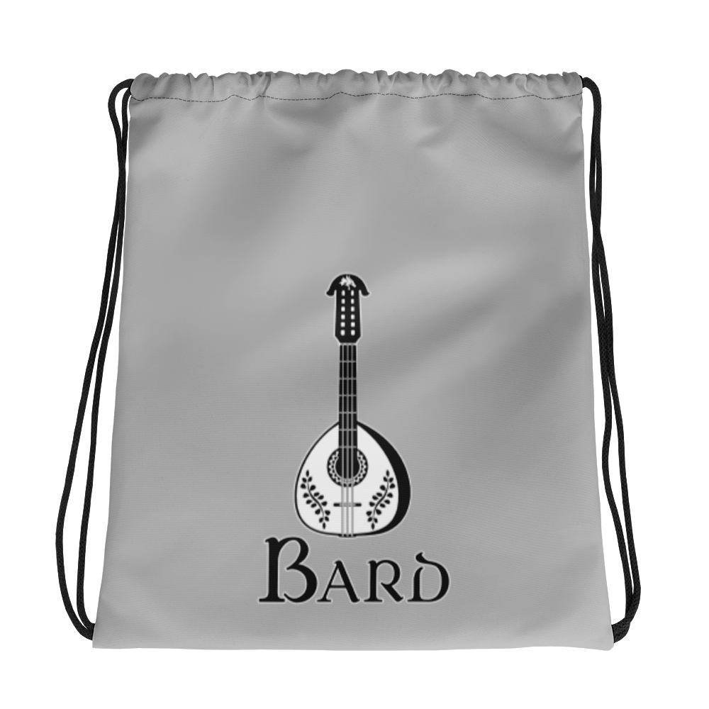 Bard D&D Drawstring bag Workout Apparel Funny Merchandise