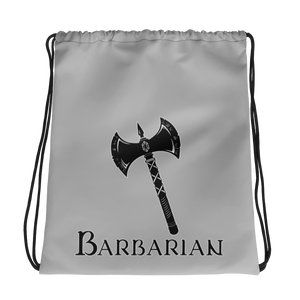 Barbarian D&D Drawstring bag Workout Apparel Funny Merchandise