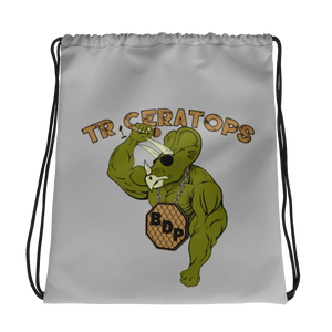 Triceratops Drawstring Bag Workout Apparel Funny Merchandise