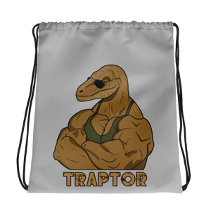 Traptor Drawstring Bag Workout Apparel Funny Merchandise