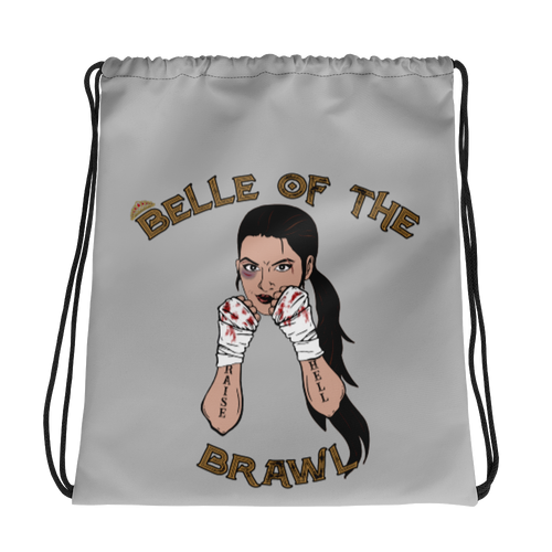 Belle of the Brawl Drawstring bag Workout Apparel Funny Merchandise