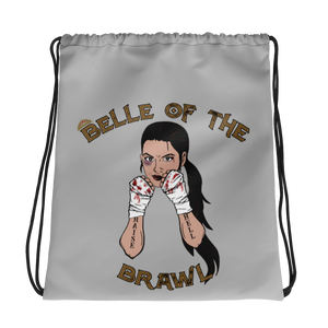 Belle of the Brawl Drawstring bag Workout Apparel Funny Merchandise