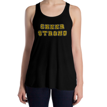 Load image into Gallery viewer, Women&#39;s Cheer Strong Tank Workout Apparel Funny Merchandise