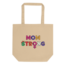 Load image into Gallery viewer, Mom Strong Tote Bag Workout Apparel Funny Merchandise