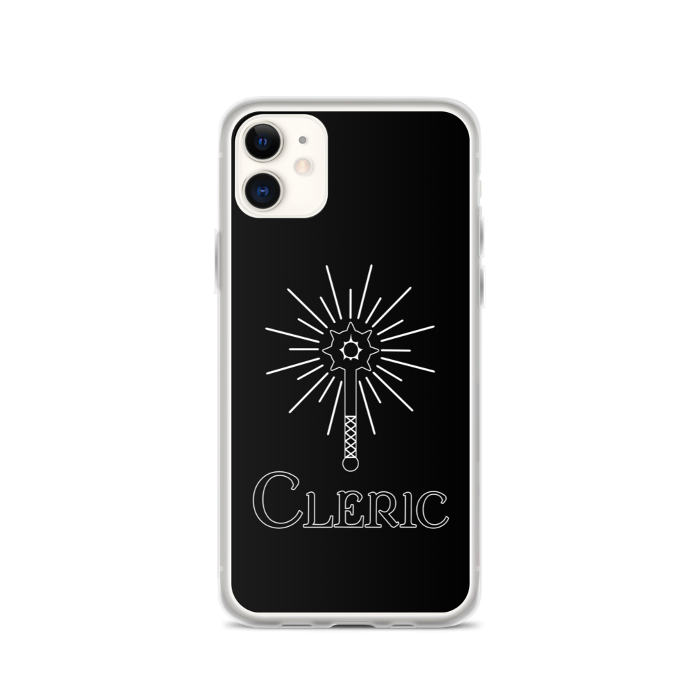 Cleric D&D iPhone Case Workout Apparel Funny Merchandise