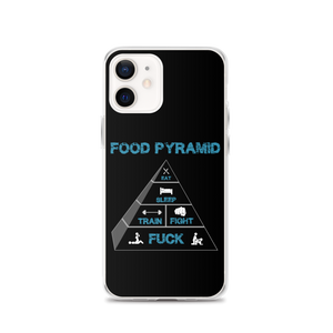 Food Pyramid iPhone Case Workout Apparel Funny Merchandise