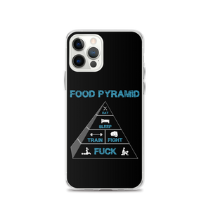 Food Pyramid iPhone Case Workout Apparel Funny Merchandise