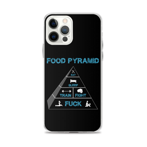 Food Pyramid iPhone Case Workout Apparel Funny Merchandise