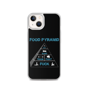 Food Pyramid iPhone Case Workout Apparel Funny Merchandise