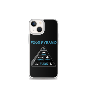 Food Pyramid iPhone Case Workout Apparel Funny Merchandise