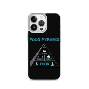 Food Pyramid iPhone Case Workout Apparel Funny Merchandise