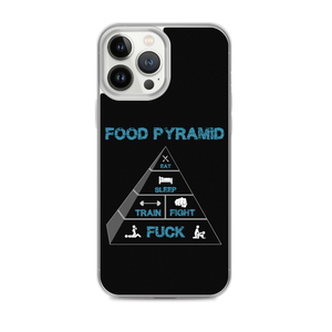 Food Pyramid iPhone Case Workout Apparel Funny Merchandise