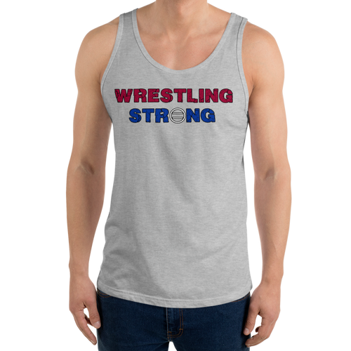 Wrestling Strong Tank Top Workout Apparel Funny Merchandise