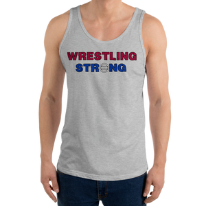Wrestling Strong Tank Top Workout Apparel Funny Merchandise
