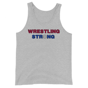 Wrestling Strong Tank Top Workout Apparel Funny Merchandise