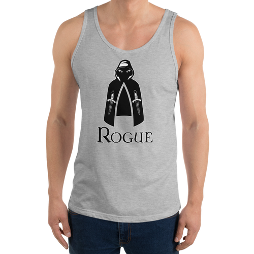 Rogue D&D Tank Top Workout Apparel Funny Merchandise