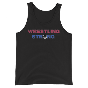 Wrestling Strong Tank Top Workout Apparel Funny Merchandise