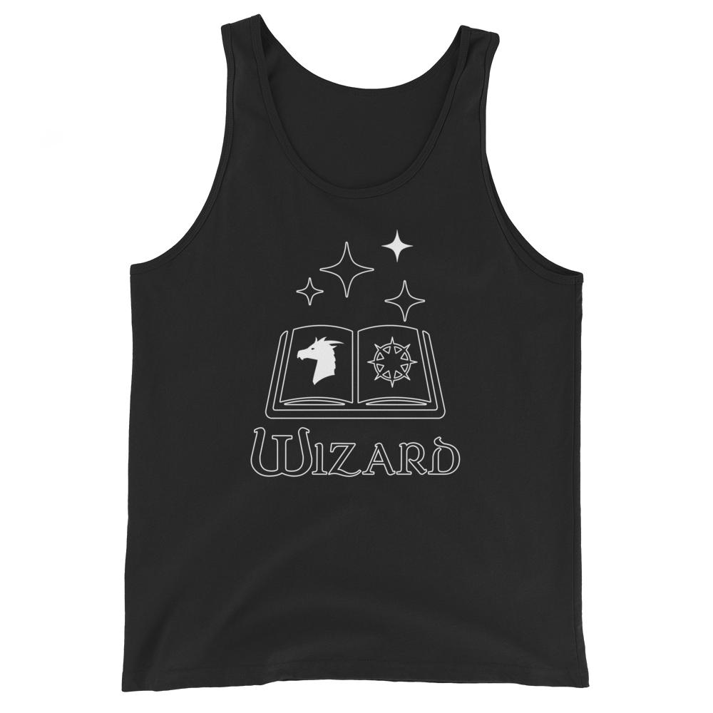 Wizard D&D Tank Top Workout Apparel Funny Merchandise